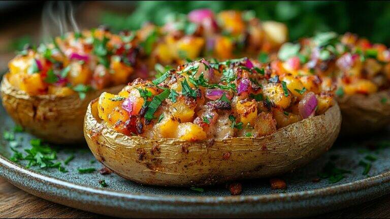 An old trick to transform baked potatoes into a creamy, healthy vegan delight…