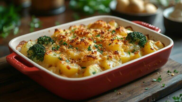 This simple recipe transforms potatoes and broccoli into a creamy delight…