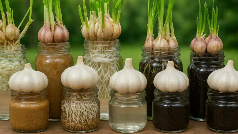 This simple trick transforms garlic scraps into a fresh, flavorful indoor garden…