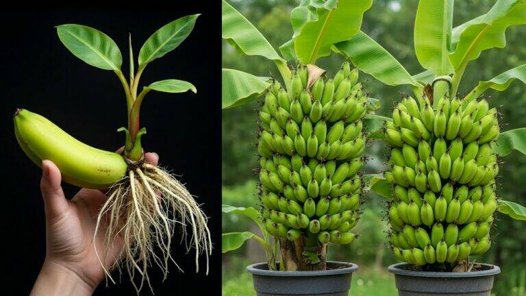 This simple trick can transform your pot into a thriving banana paradise…