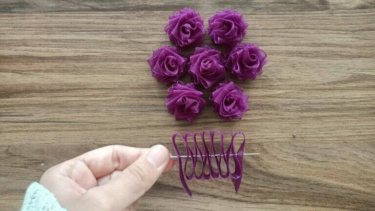 This simple technique transforms ribbon into stunning flowers for any occasion…