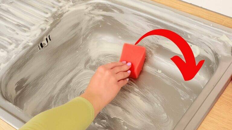 This simple paste transforms your dull sink into a sparkling centerpiece…