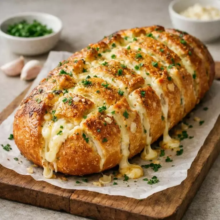 Pain à l’Ail au Fromage (butter garlic cheese bread)