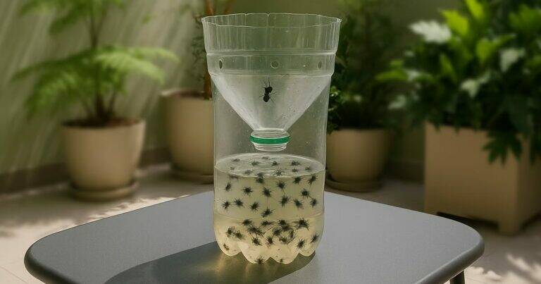 How to Make a Simple Homemade Fly Trap That Really Works