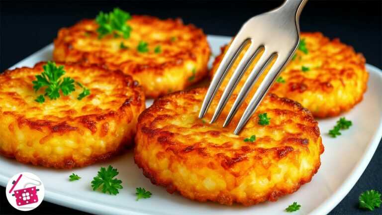 🥒 Cukinia i ziemniaki na jednej patelni – prosty placek z serem i jajkiem