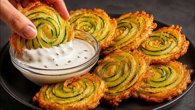 🥒 Cukinia tak pyszna, że można robić ją codziennie – placuszki z kremowym kurczakiem i pieczarkami