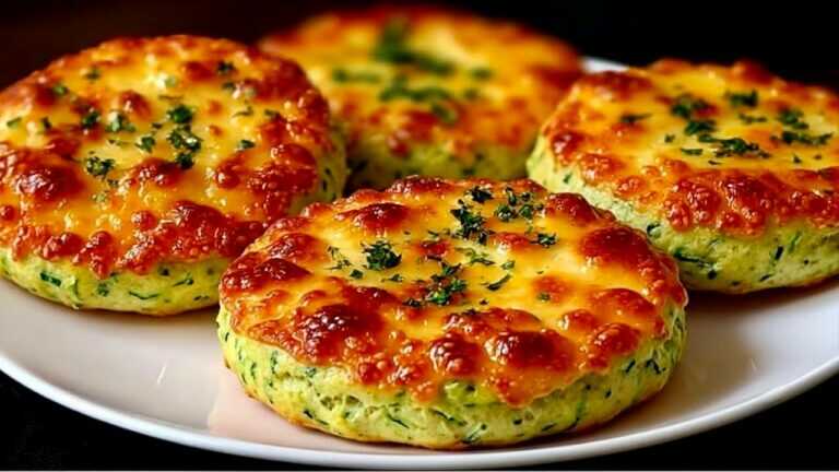 🍕 Mini pizze z cukinii w 15 minut – lekkie, serowe i pełne warzyw