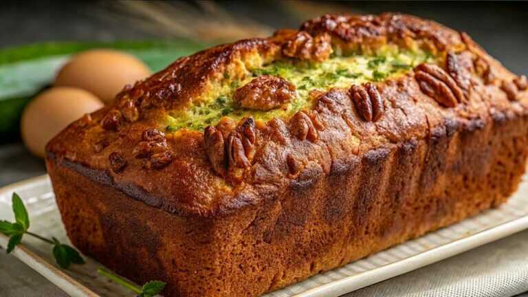 🍞 Eine Zucchini übrig? Saftiges Zucchinibrot mit Pekannüssen