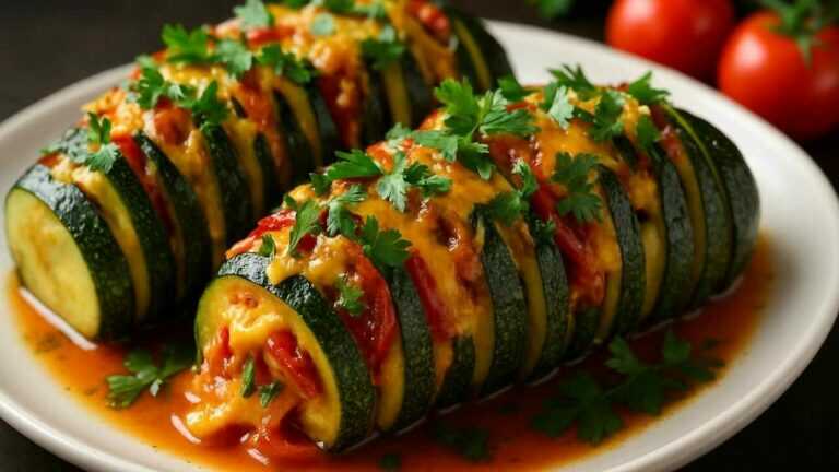 🥒 Du glaubst nicht, wie gut diese Zucchini mit nur 2 Zutaten schmecken