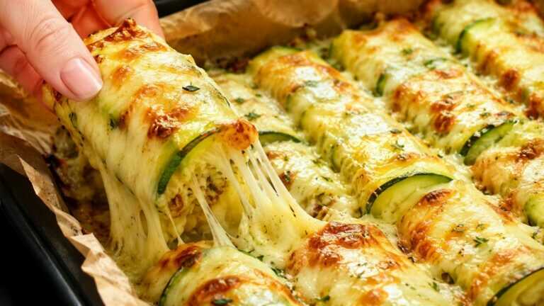 🥒 Nigdy nie jadłem takiej cukinii! Naleśnikowa zapiekanka z warzywami i serem