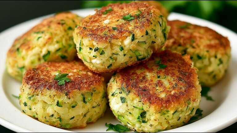 🥒 Cukinia z twarogiem w 10 minut! Puszyste placki z mozzarellą i cheddarem