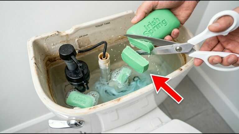 Votre réservoir de toilettes a besoin de cette astuce de savon géniale