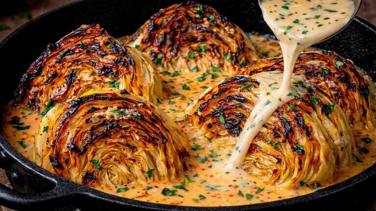 Dieses einfache Kohlrezept ist günstig, schnell und überraschend gut! Abendessen in 10 Minuten!