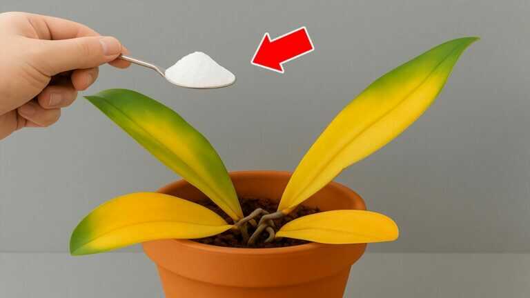 Posypte 1 lžíci! Buďte ohromeni, když mrtvé orchideje náhle zázračně ožijí