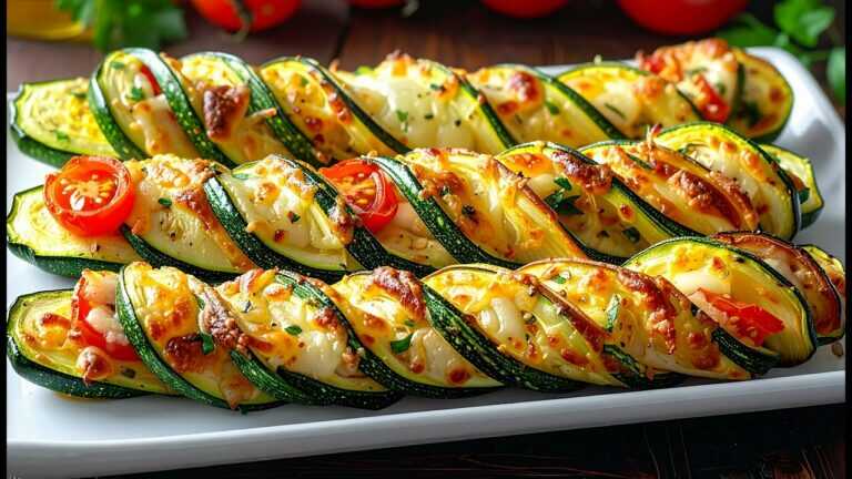 Zucchini in wenigen Minuten! Ein-Gang Dinner Rezept, das keiner kennt!