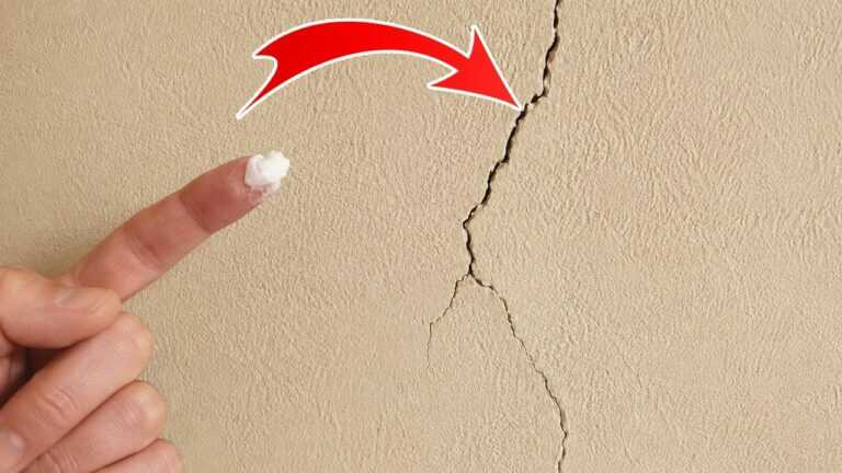 Éliminez les fissures dans les murs et les murets ainsi (pas à pas complet)