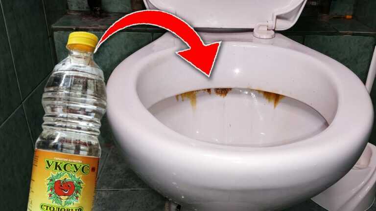 Peu de gens savent qu’on peut ainsi nettoyer la cuvette des toilettes du tartre et de la rouille