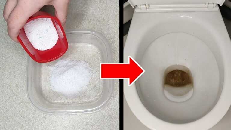 Die Toilette glänzt! Mischen Sie Waschpulver mit Salz, um die Toilette zu reinigen