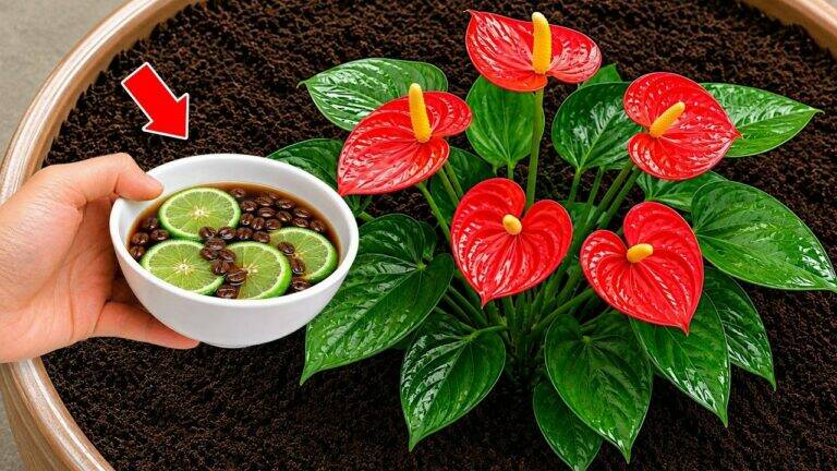 Pers gewoon één limoen uit! 🍋 Zo help je je anthurium het hele jaar gezond groeien en rijk bloeien