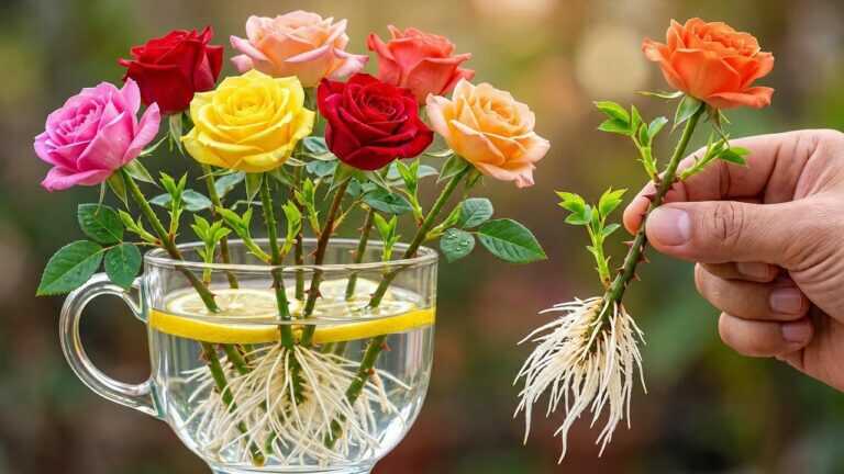 J’ai été surpris de propager des roses de cette manière si simple !