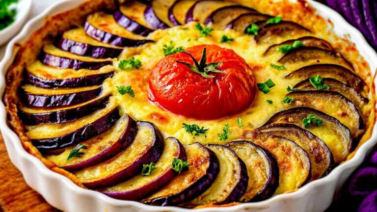 Così profumato che tutti i vicini chiesero la ricetta! Una ricetta di melanzane molto semplice!