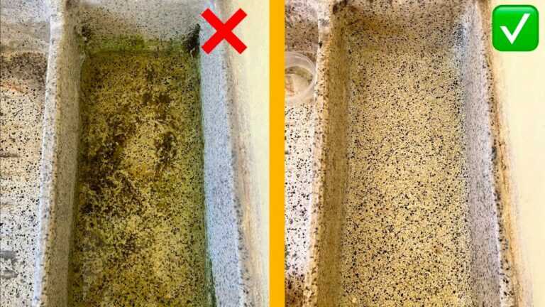 Addio sporco! 🤮Rimedio casalingo per pulire il lavatoio e eliminare i batteri