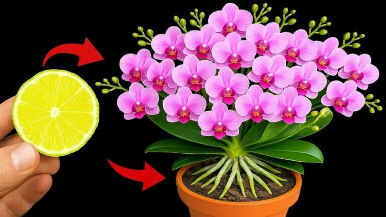 Metti semplicemente del limone sulle radici e la vecchia orchidea fiorirà immediatamente