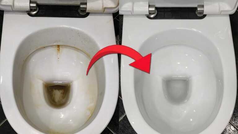 Comment nettoyer simplement le WC de la rouille et du tartre – un produit bon marché et efficace
