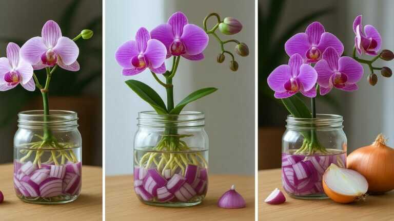 Jen cibule! Orchideje rostou extrémně rychle a kvetou po celý rok