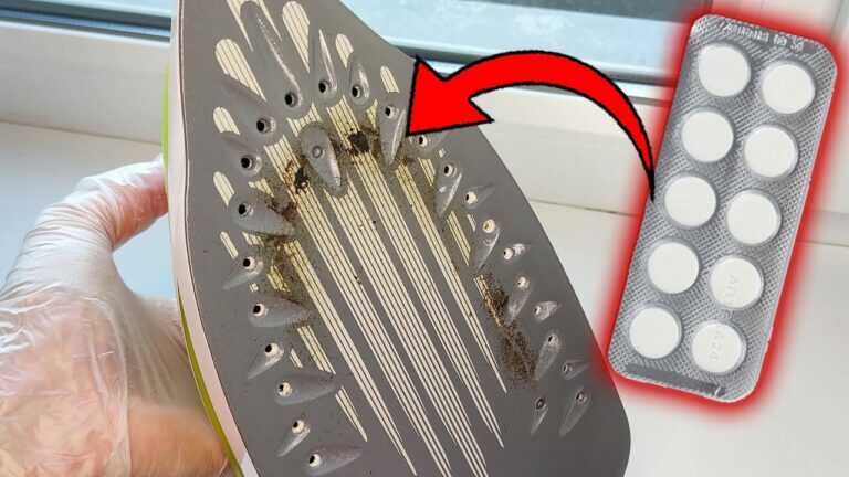 ¡Limpie la plancha de la tela quemada en 1 minuto! Le encantará 💥