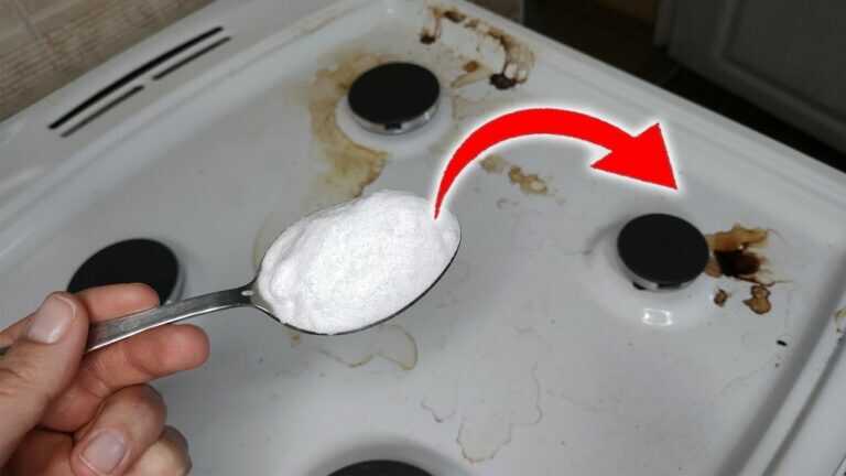 Comment nettoyer facilement la cuisinière de la graisse et des dépôts carbonisés 💥 La cuisinière comme neuve !