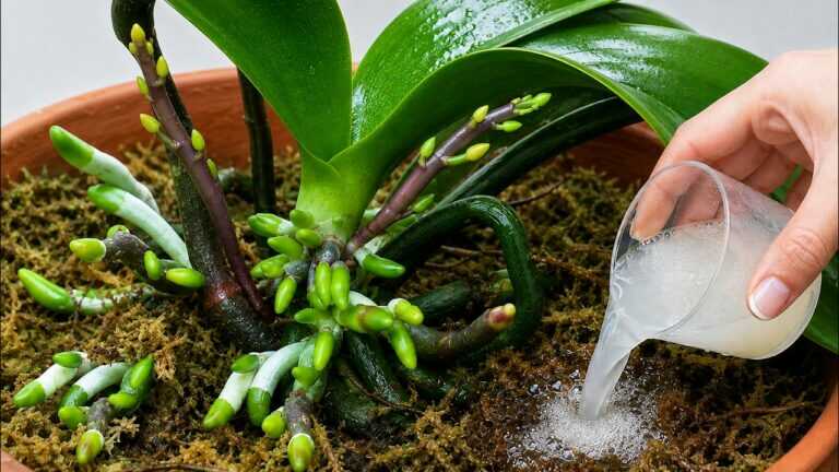Tylko jedna filiżanka tygodniowo! Orchidee rozwijają mocne korzenie i kwitną bez tych