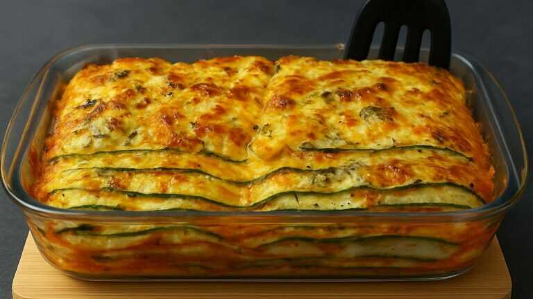 Lasagne z cukinii. Nawet dzieci pokochają cukinię dzięki temu pysznemu przepisowi!