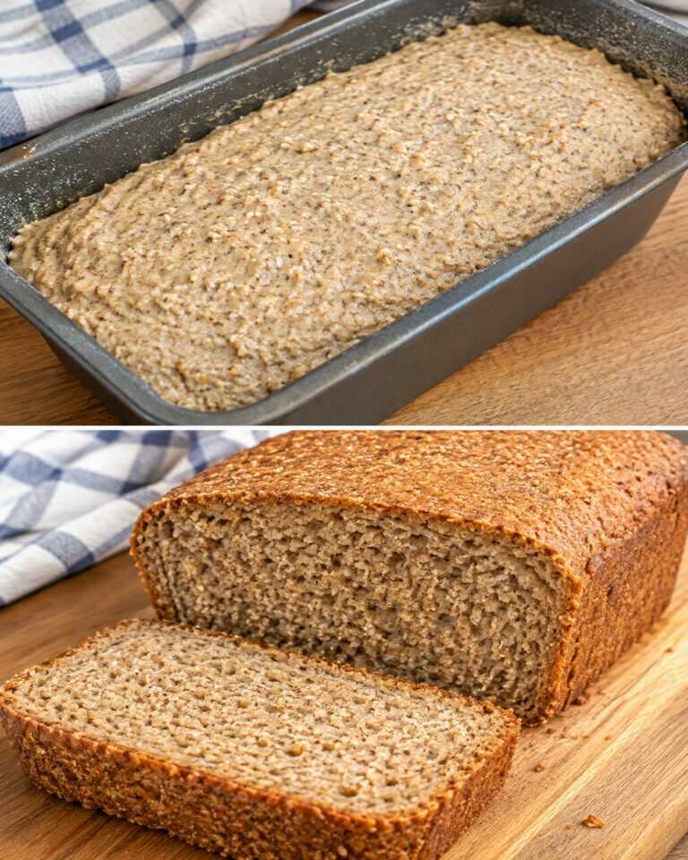 Mój najszybszy chleb bez grama mąki na zdrowe śniadanie! LOW CARB