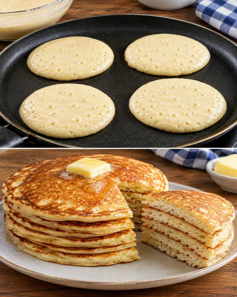 Ich habe 7 Pfannkuchenrezepte getestet. Dieses hat gewonnen.