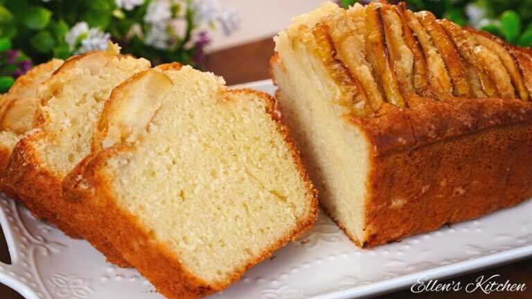Accordion apple cake in 5 minutes! Simple and delicious!