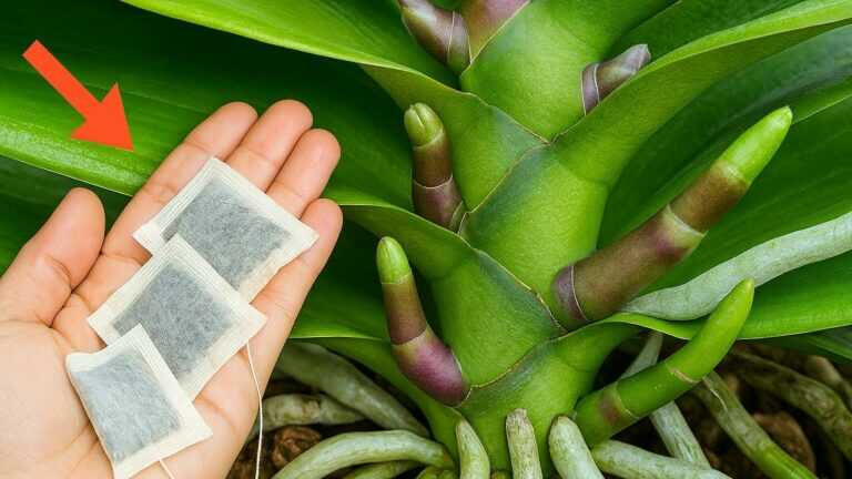 Simply place it under the orchid! It will bloom immediately and abundantly all through