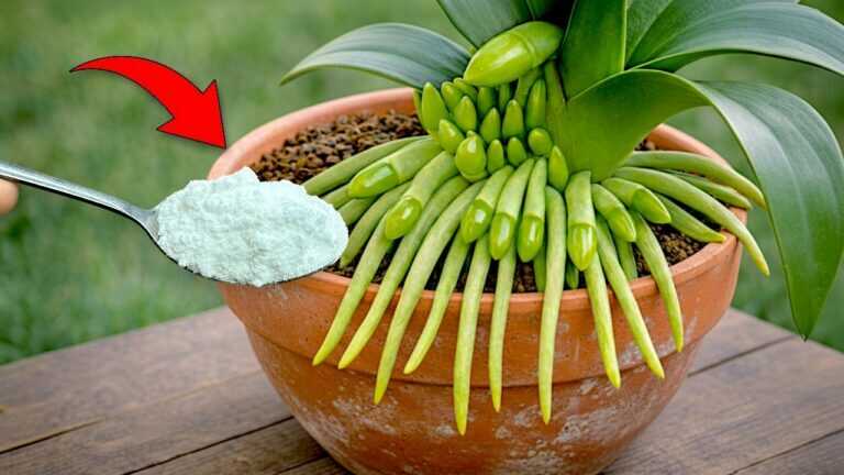Sprinkle them with this! Orchids that weren’t blooming suddenly start to bloom.
