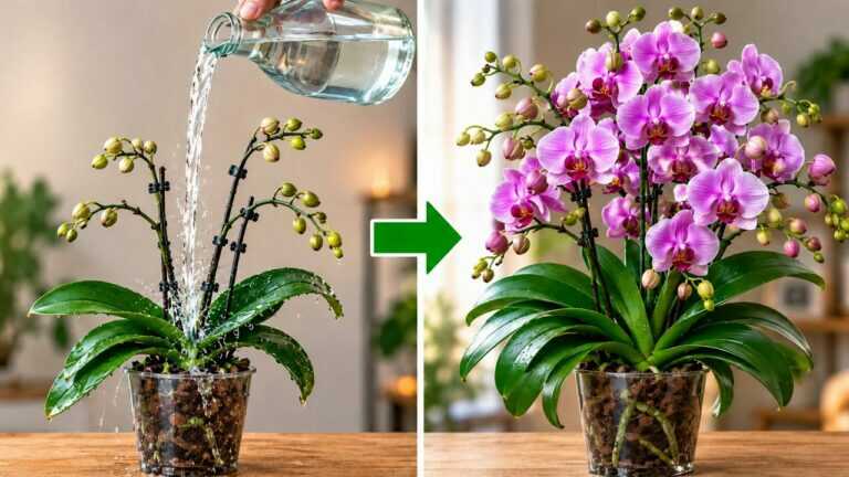 Stop watering your orchids incorrectly! Water your orchids like this for flowering