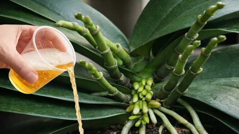 One Cup A Week! Weak Orchids Will Sprout 1001 New Roots And Flower Branch!