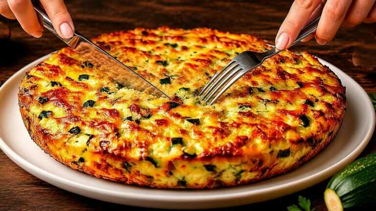 🥒 Robię tę cukinię 5 razy w tygodniu! Zapiekanka z jajkiem, serem i sosem czosnkowym
