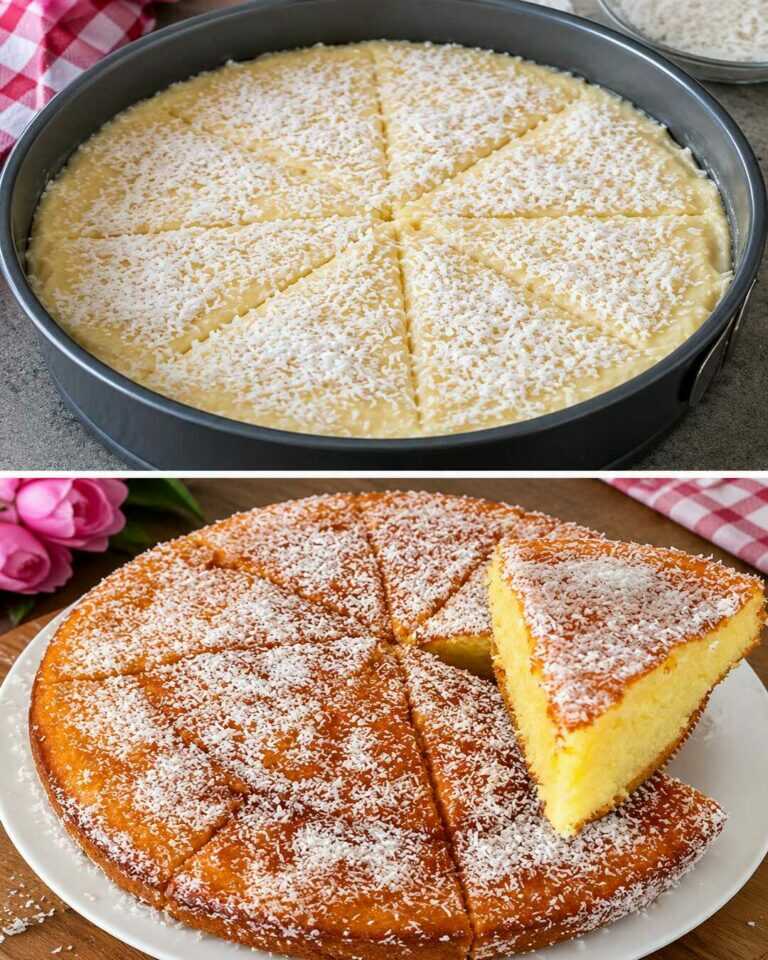 Ciasto z 8 łyżek gotowe w 4 minuty! Puszyste jogurtowe, proste i pyszne