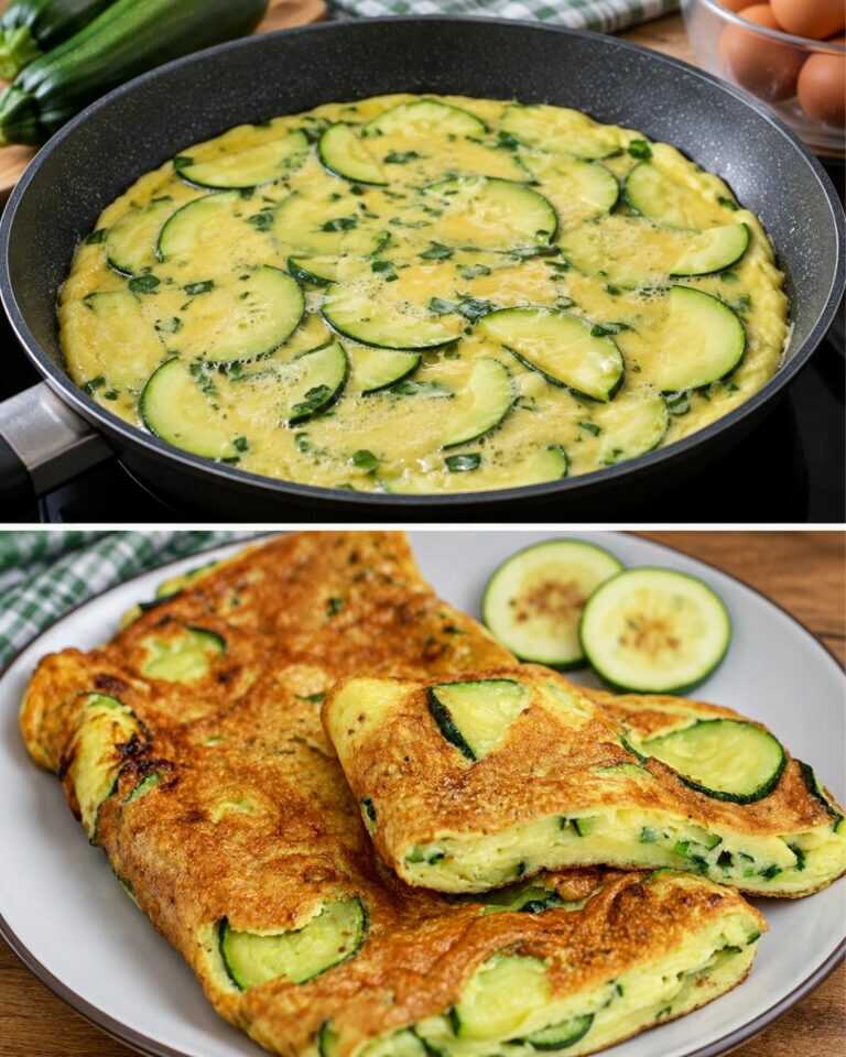 Hai una zucchina e delle uova? Ricetta economica e gustosa.