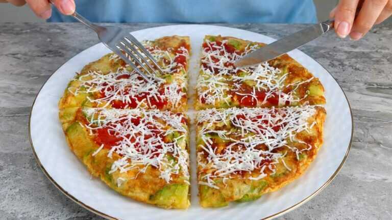 Zucchini with eggs can be better than pizza! I make this simple recipe all the time
