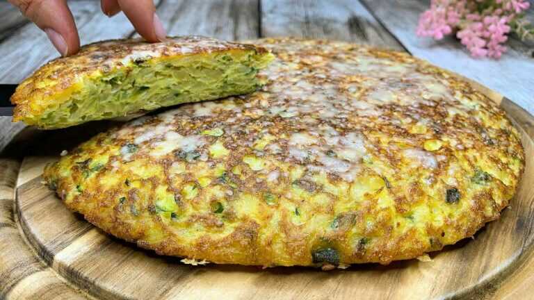 Simply grate potatoes and zucchini for this delicious dish — quick and easy
