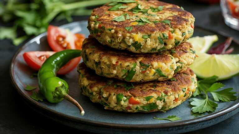 These quinoa patties are better than meat! So easy and healthy!