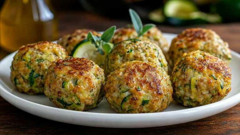 Do you have zucchini? Make these delicious zucchini balls!