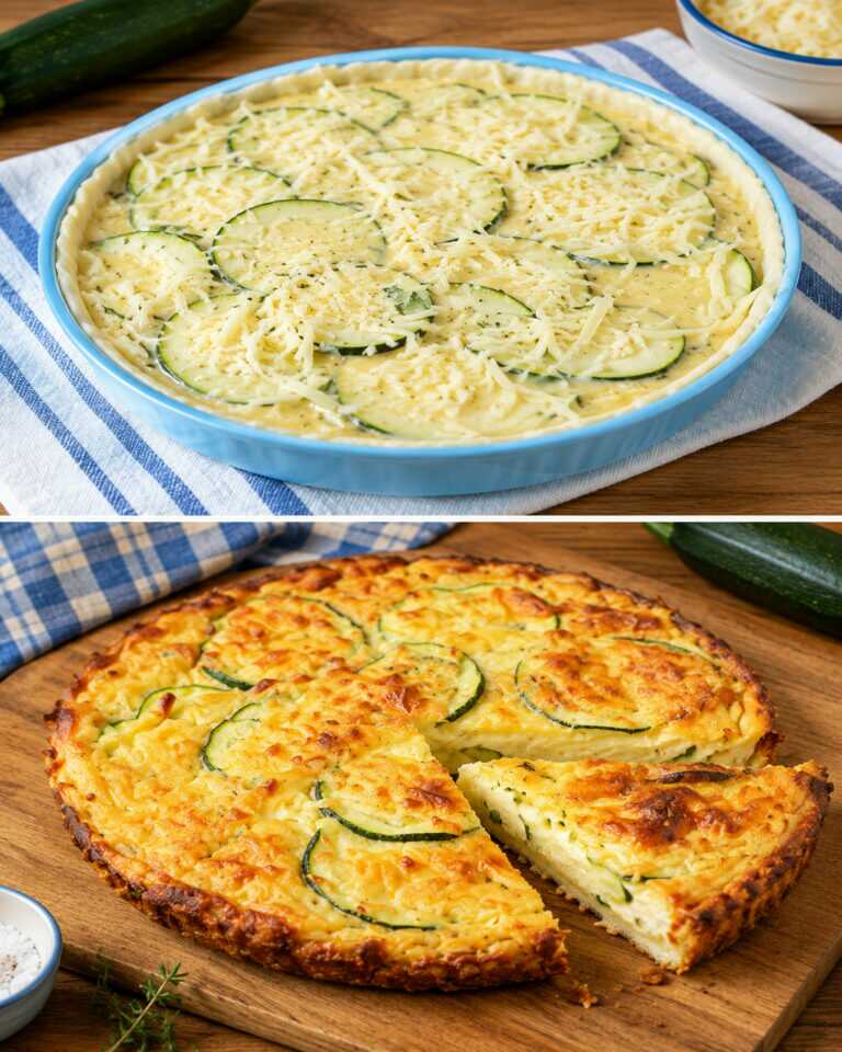 I put zucchini in the batter and put it in the oven! Delicious vegetable cake recipe