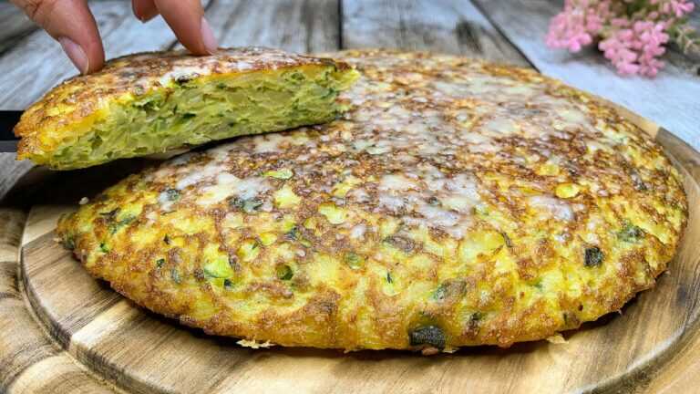 Simply grate potatoes and zucchini to make this delicious dish! Easy and