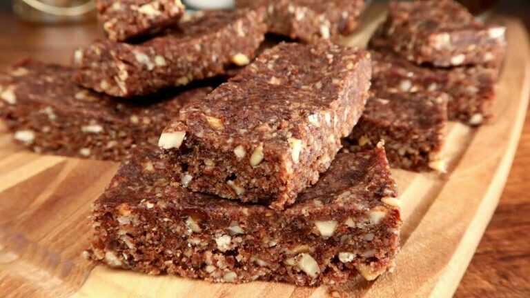 Friandises sans four et sans sucre ! Barres énergétiques rapides et sans gluten ♥